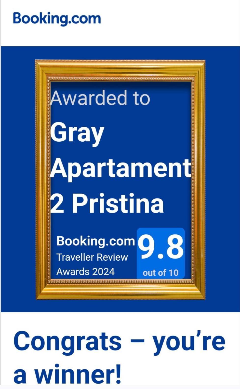 Gray Apartament 2 Priștina Exterior foto